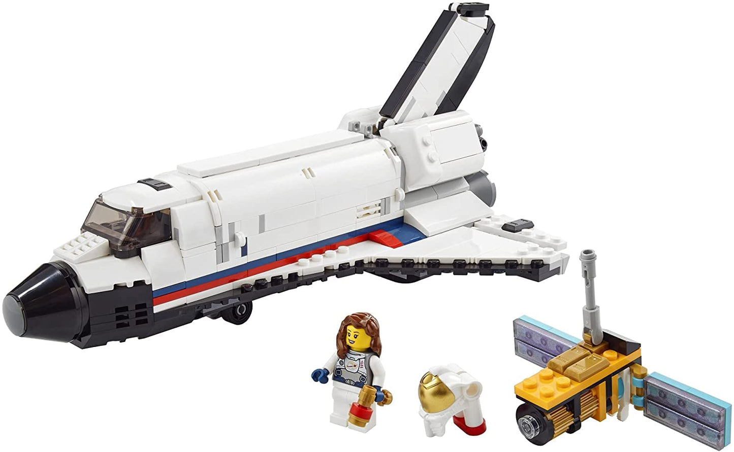 LEGO Creator 3in1 Space Shuttle Adventure 31117 – 486 Pieces, 3 Build Modes