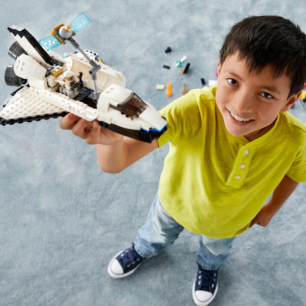 LEGO Creator Space Shuttle Explorer 31066 – 3-in-1 Building Kit (285 Pieces)