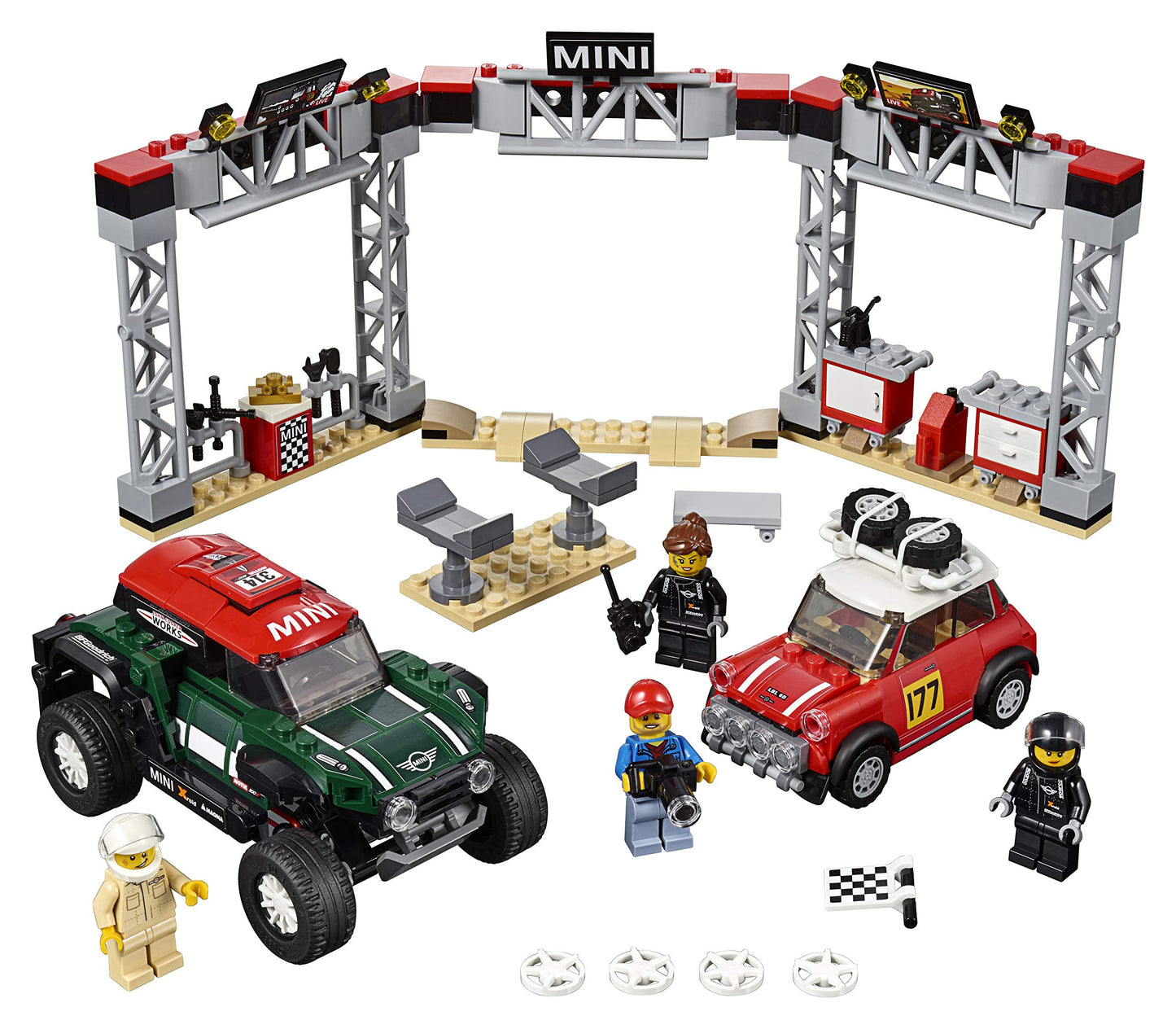 LEGO Speed Champions 75894: 1967 Mini Cooper S Rally & 2018 MINI John Cooper Works Buggy (481 Pieces)
