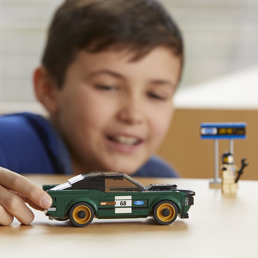 LEGO Speed Champions 1968 Ford Mustang Fastback 75884 Building Kit – 183 Pieces
