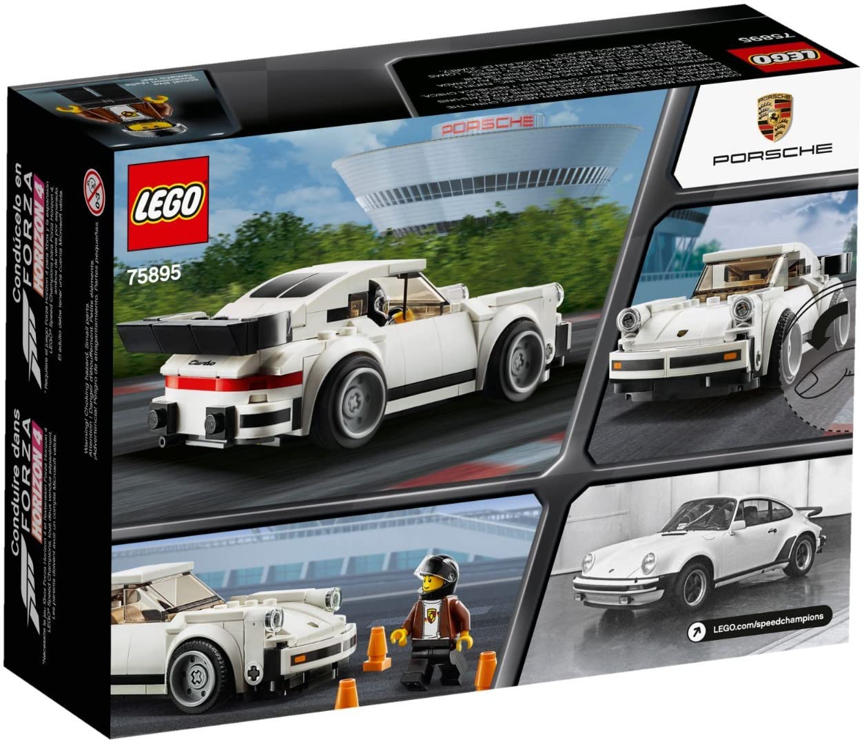 LEGO Speed Champions 1974 Porsche 911 Turbo 3.0 (75895) Building Kit – 180 Pieces