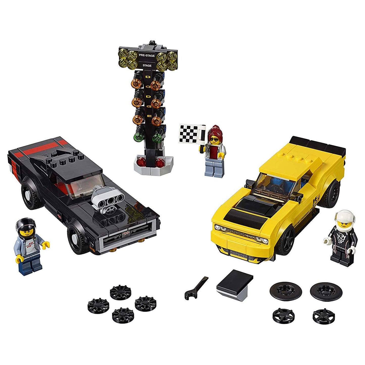 LEGO Speed Champions: 2018 Dodge Challenger SRT Demon & 1970 Dodge Charger RT 75893