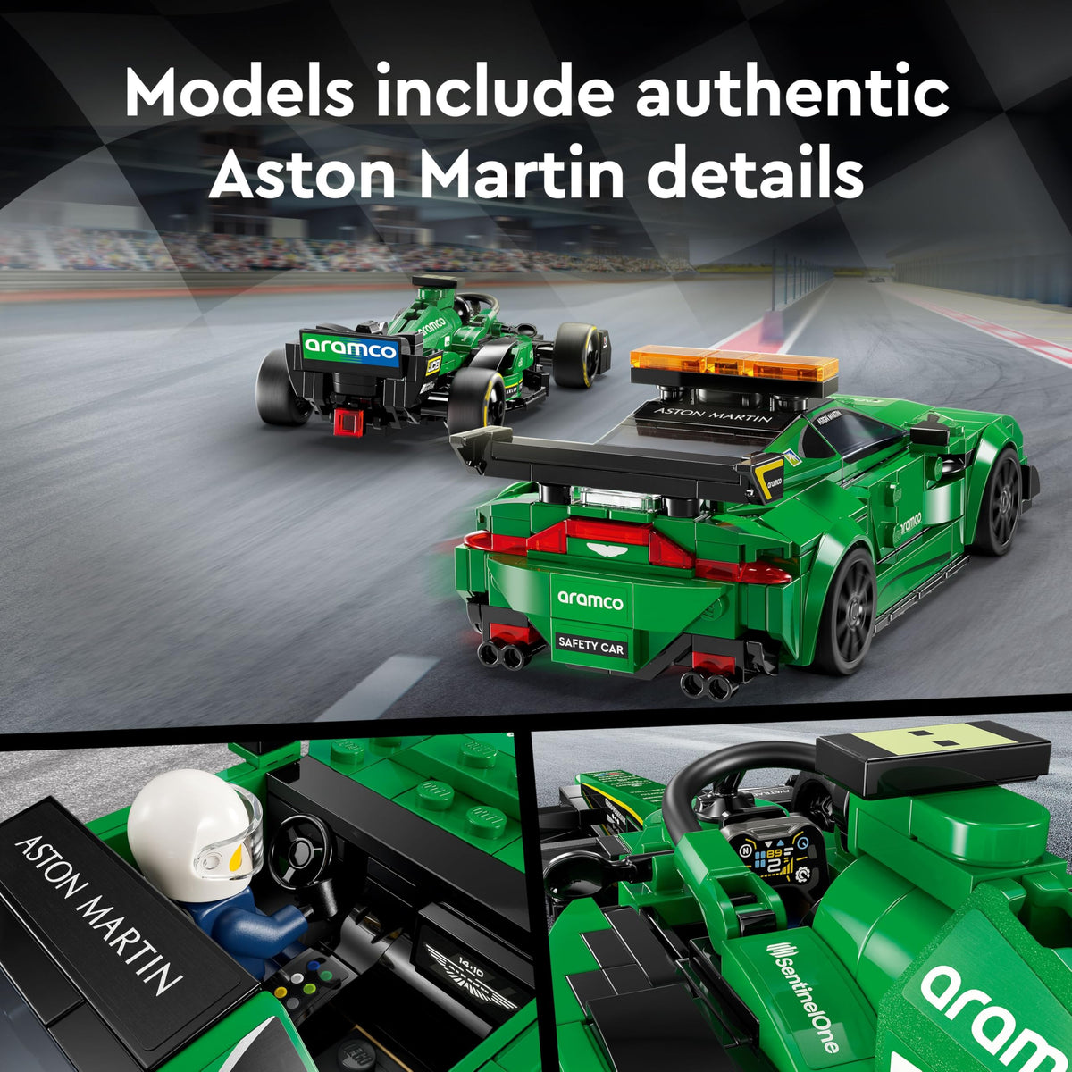 LEGO Speed Champions Aston Martin Safety Car & AMR23 (76925) – Build, Display, Race-Inspired Set