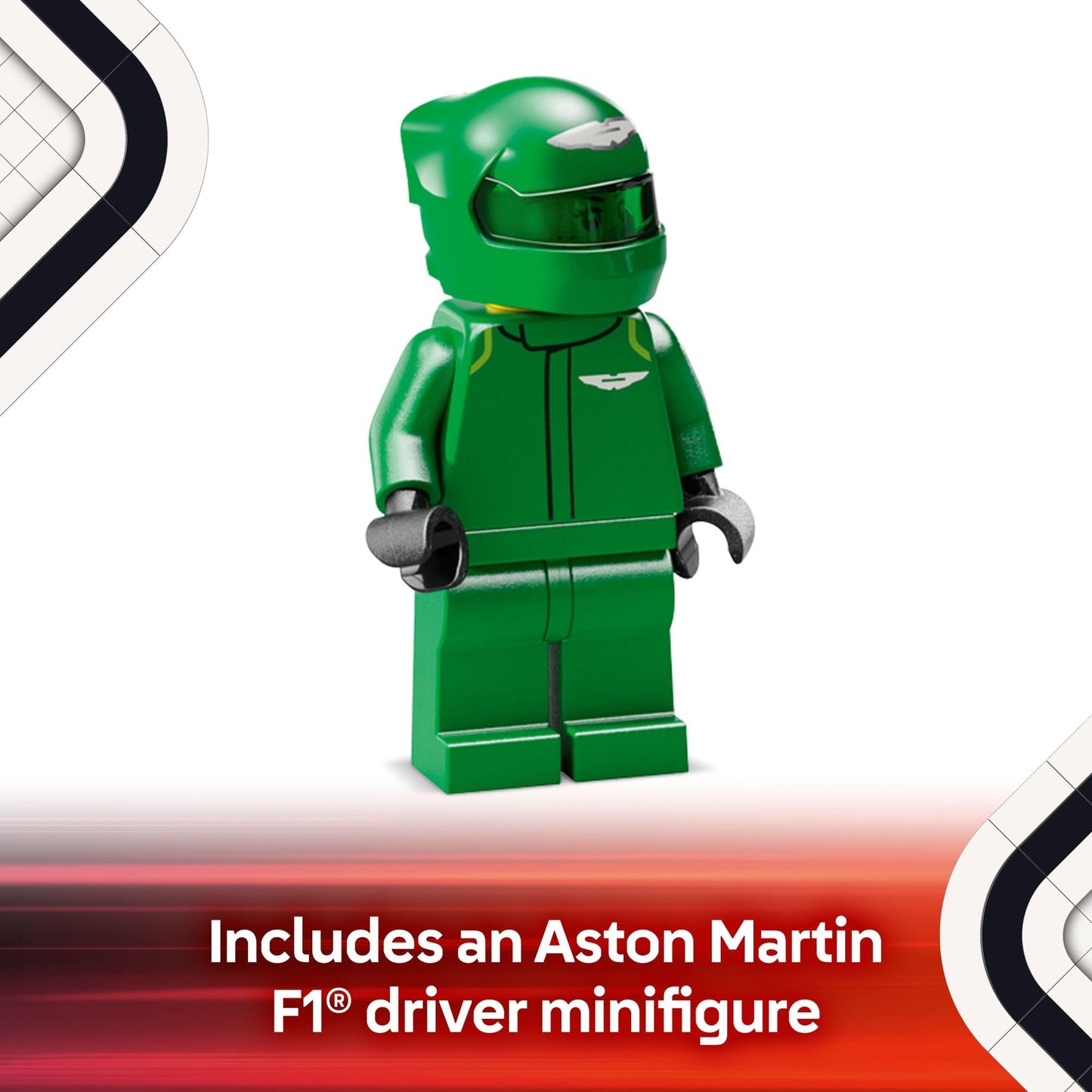 LEGO Speed Champions Aston Martin Aramco F1 AMR24 Race Car 77245 | Building Set for Ages 10+