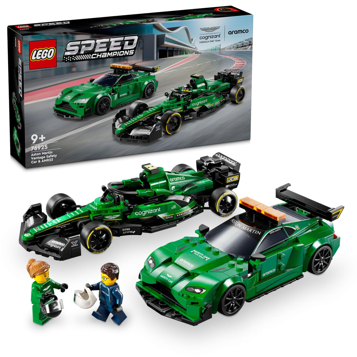 LEGO Speed Champions Aston Martin Safety Car & AMR23 (76925) – Build, Display, Race-Inspired Set