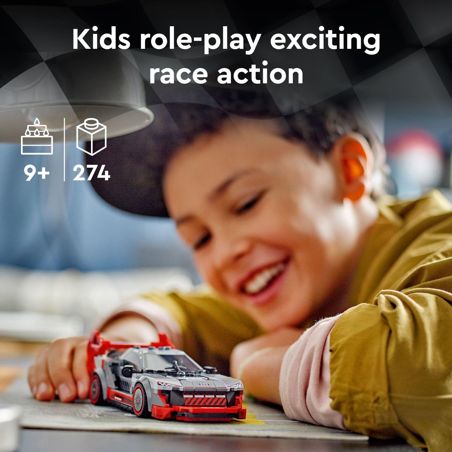 LEGO Speed Champions Audi S1 e-tron Quattro Race Car 76921 | Build, Display & Play