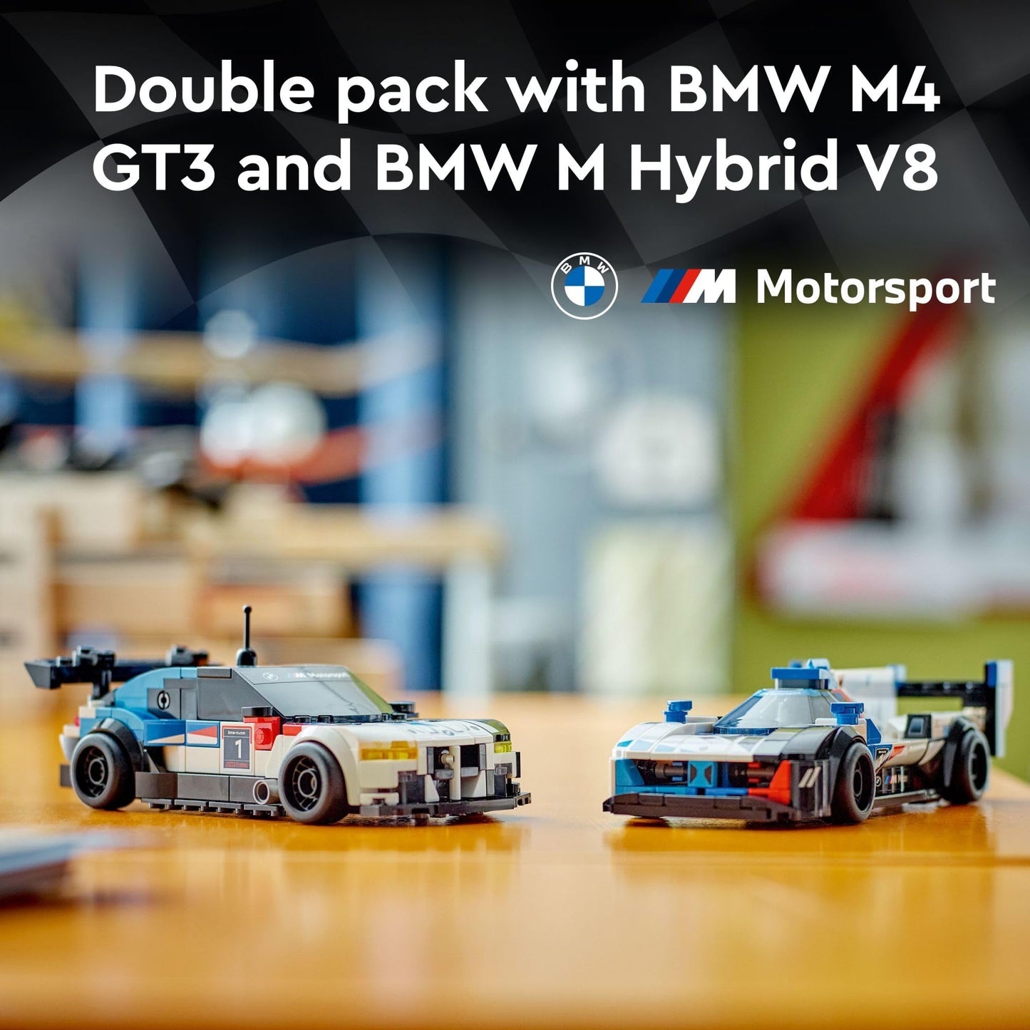 LEGO Speed Champions BMW M4 GT3 & BMW M Hybrid V8 Race Cars (76922)