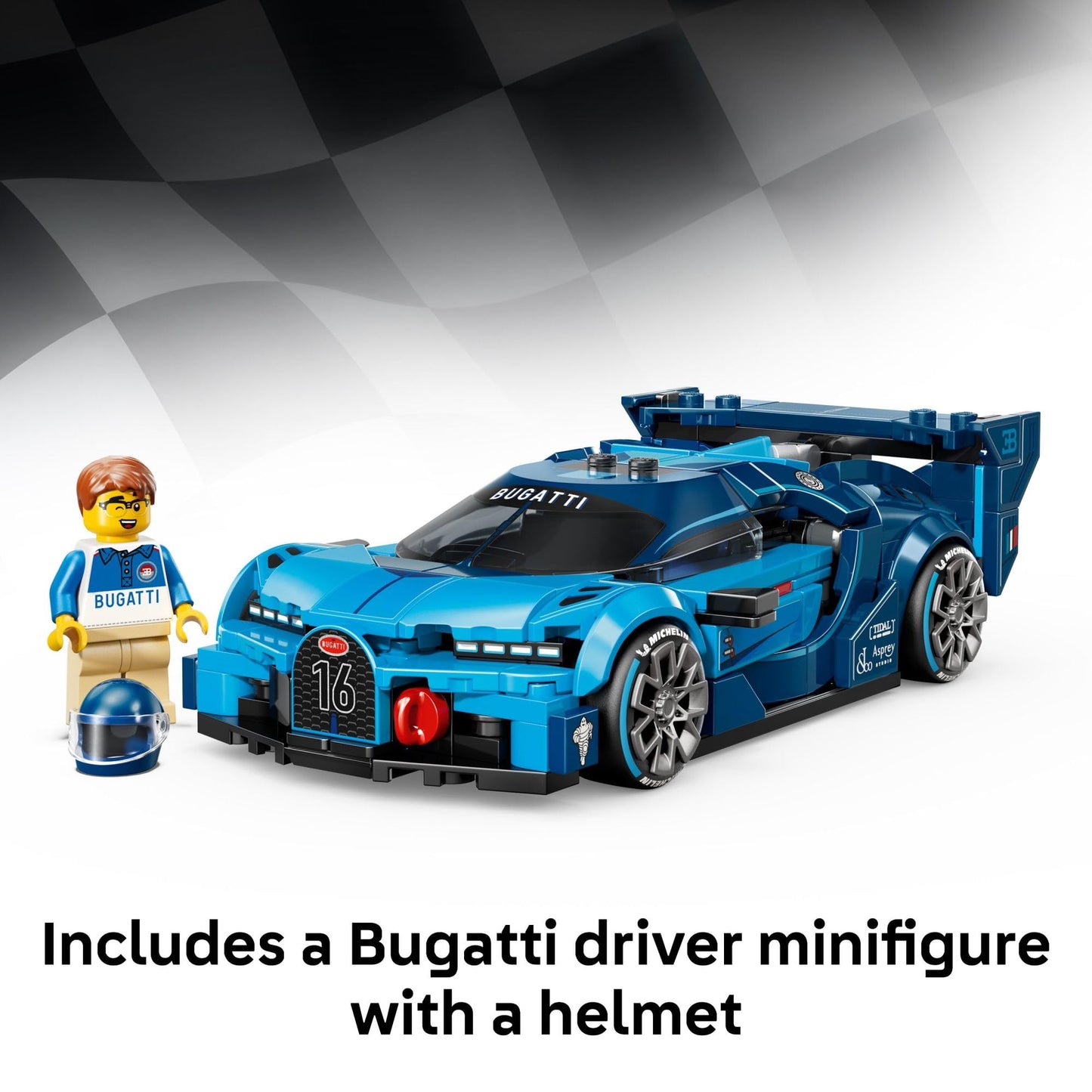 LEGO Speed Champions Bugatti Vision Gran Turismo Hyper Sports Car 77253 – 284 Pieces