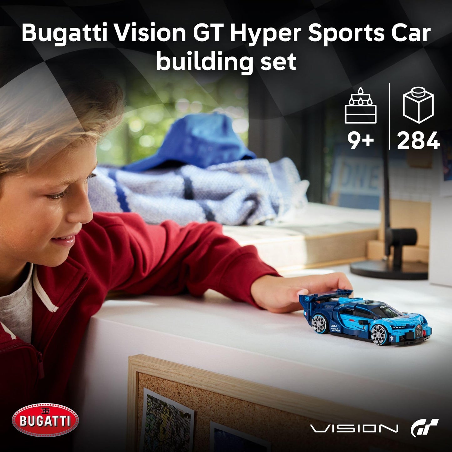 LEGO Speed Champions Bugatti Vision Gran Turismo Hyper Sports Car 77253 – 284 Pieces