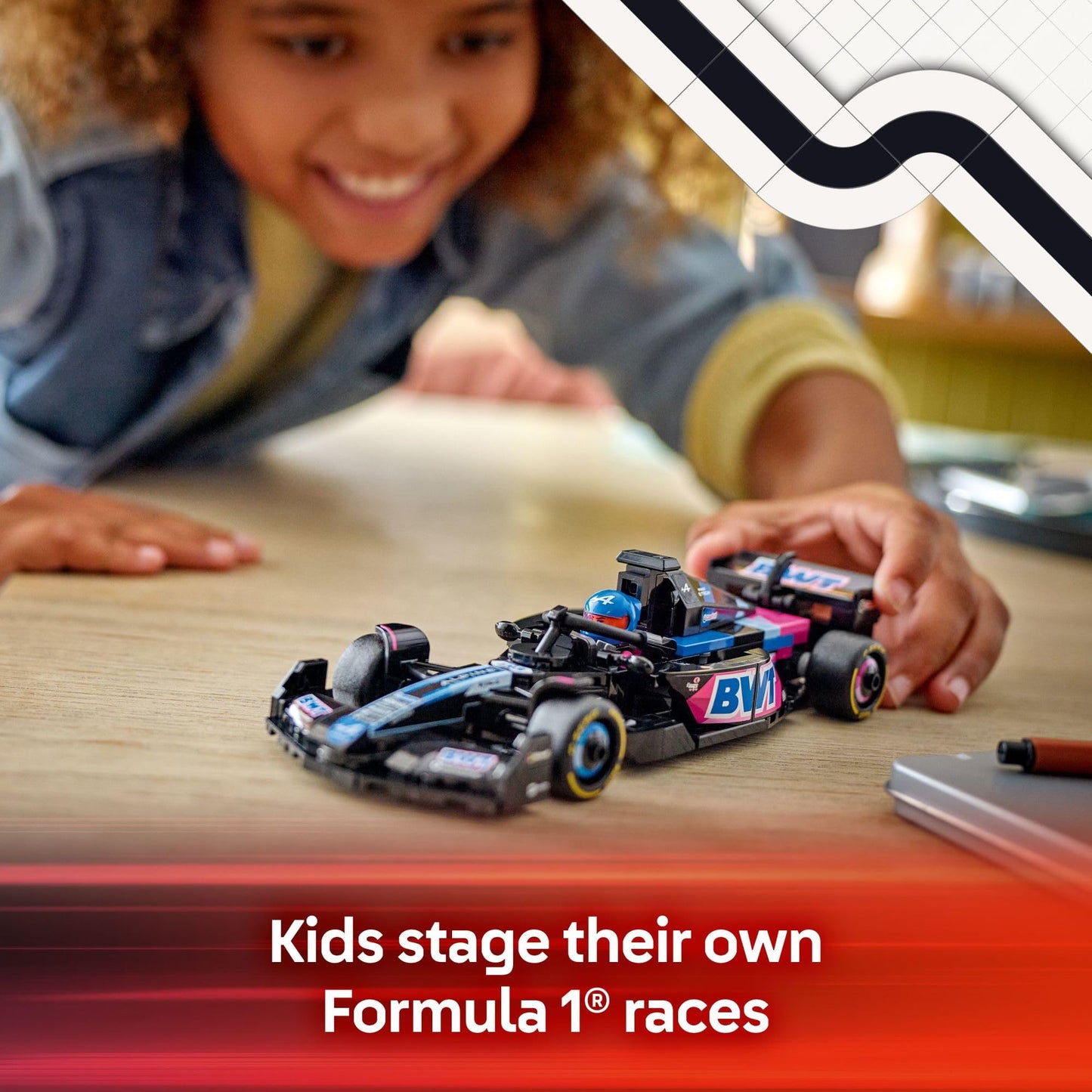 LEGO Speed Champions BWT Alpine F1 Team A524 Car – 77248 | Build, Display, Race
