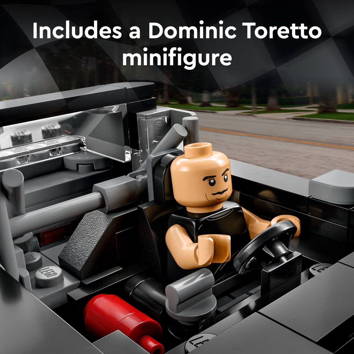 LEGO Speed Champions Fast & Furious 1970 Dodge Charger R/T 76912 – Collectible Muscle Car Kit with Dominic Toretto Minifigure