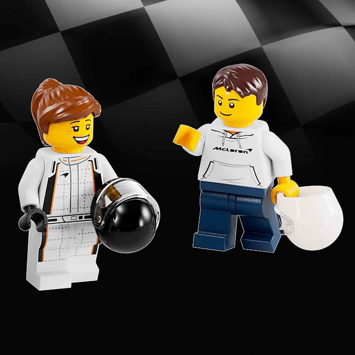 LEGO Speed Champions McLaren Solus GT & McLaren F1 LM 76918 – Double Pack Building Set for Ages 9+