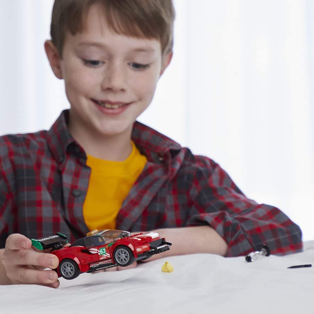 LEGO Speed Champions Ferrari 488 GT3 Scuderia Corsa 75886 – 179-Piece Building Kit