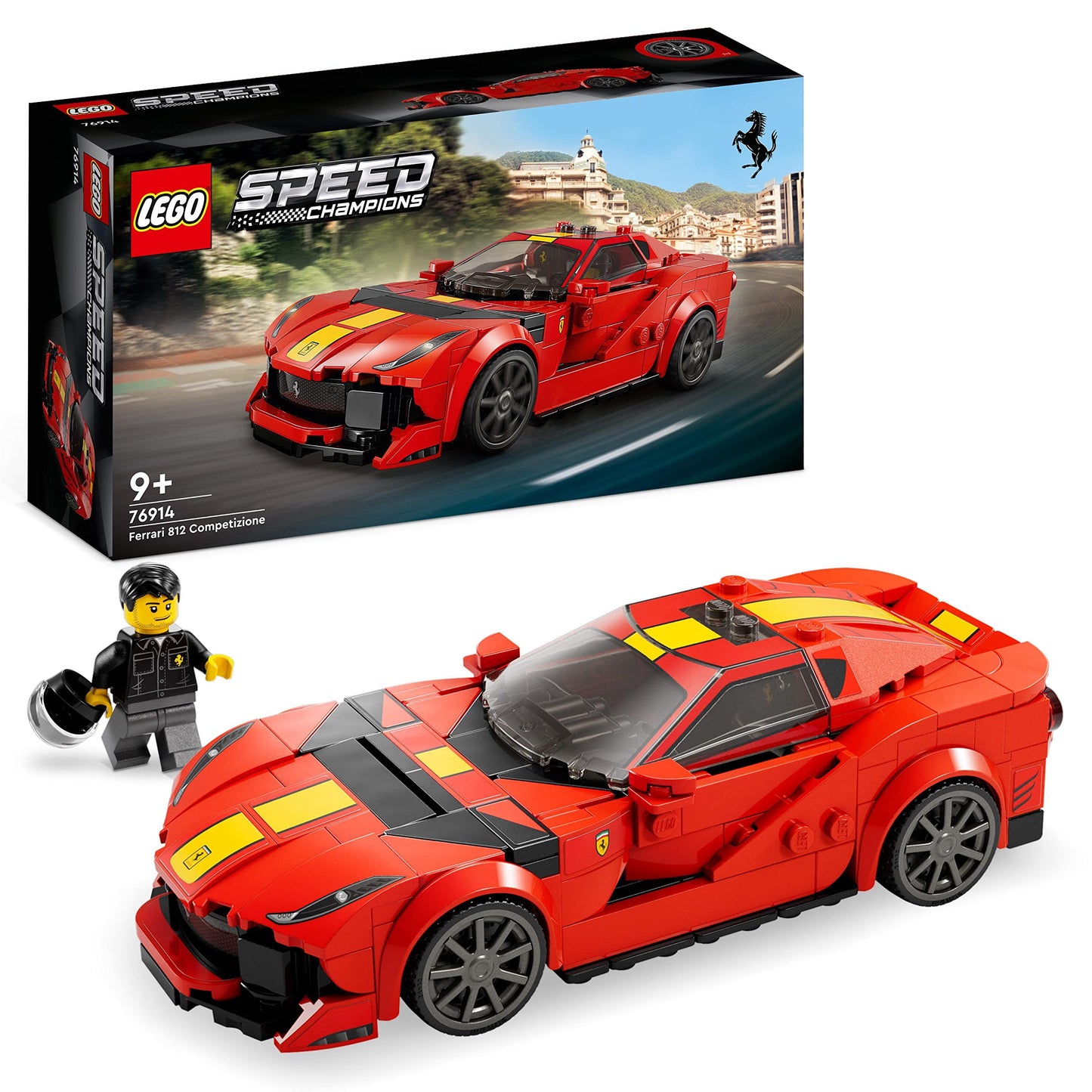 LEGO Speed Champions Ferrari 812 Competizione 76914 – Collectible Race Car Model
