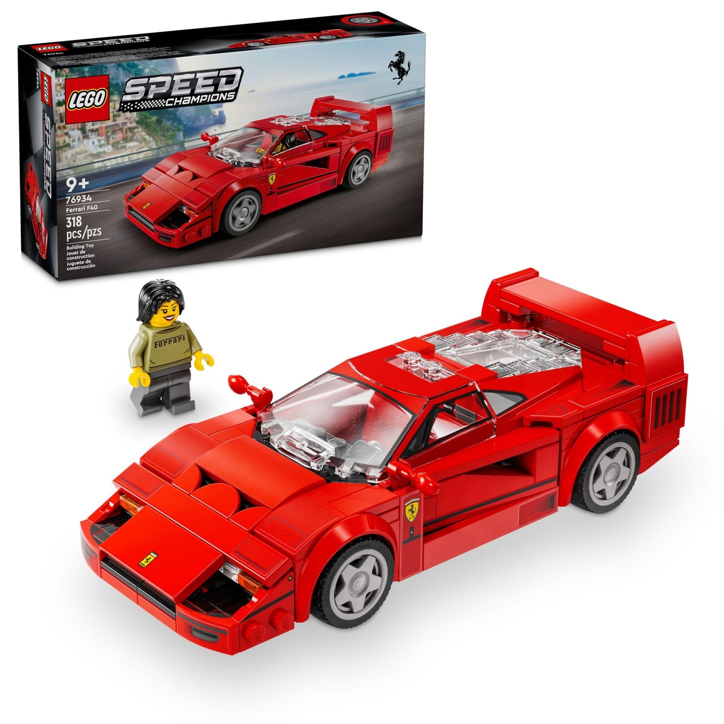 LEGO Speed Champions Ferrari F40 Supercar 76934 – Build & Display