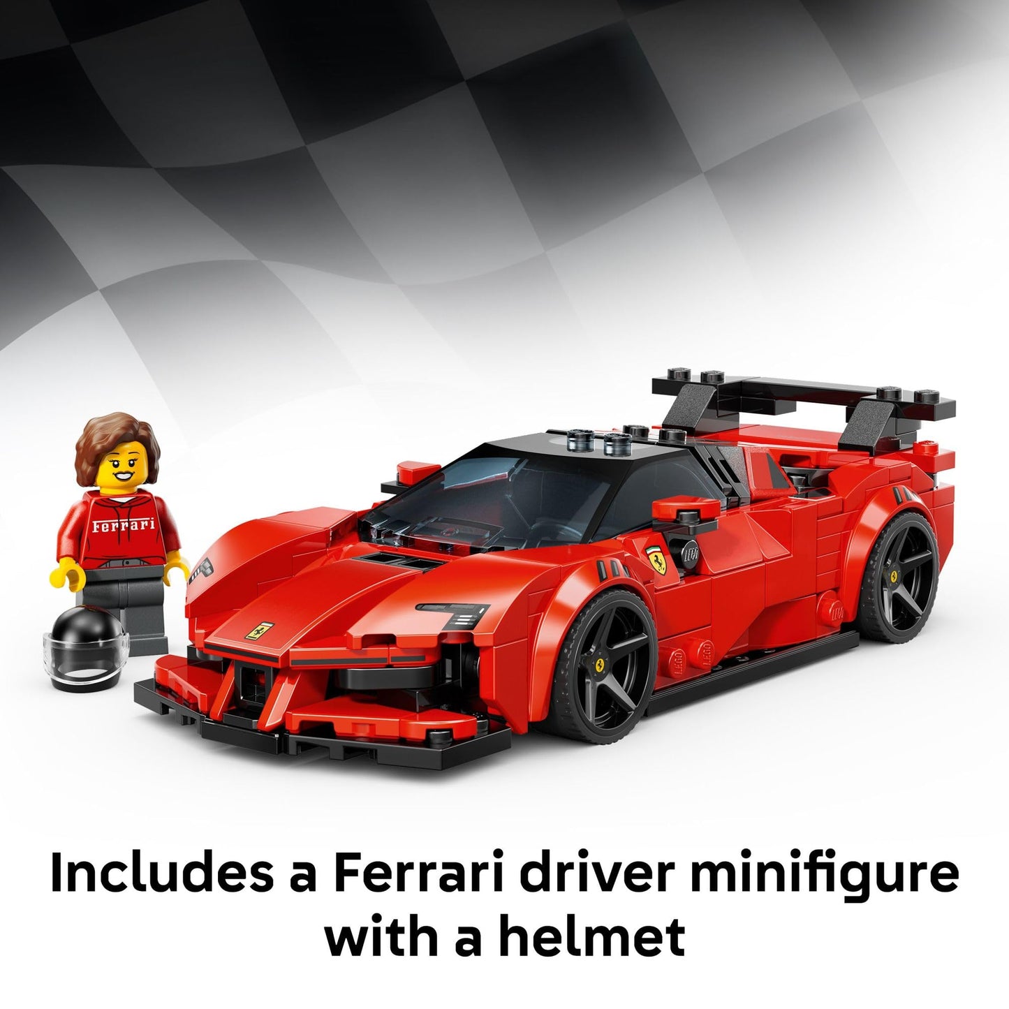 LEGO Speed Champions Ferrari SF90 XX Stradale Building Set (77254) – 339 Pieces with Driver Minifigure