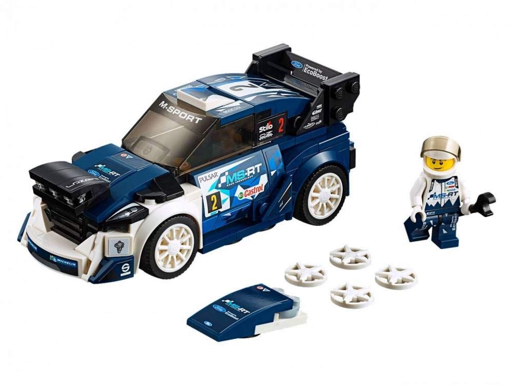 LEGO Speed Champions Ford Fiesta M-Sport WRC 75885 – 203-Piece Building Kit