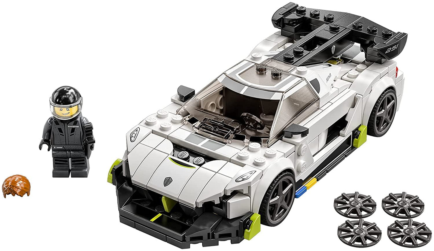 LEGO Speed Champions Koenigsegg Jesko 76900 Racing Car Toy – 280 Pieces, Minifigure Included