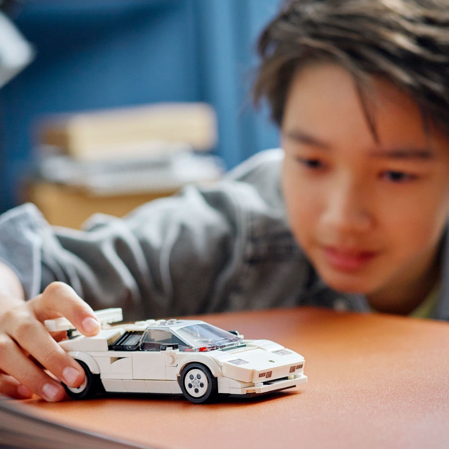 LEGO Speed Champions Lamborghini Countach 76908 – Race Car Model with Minifigure