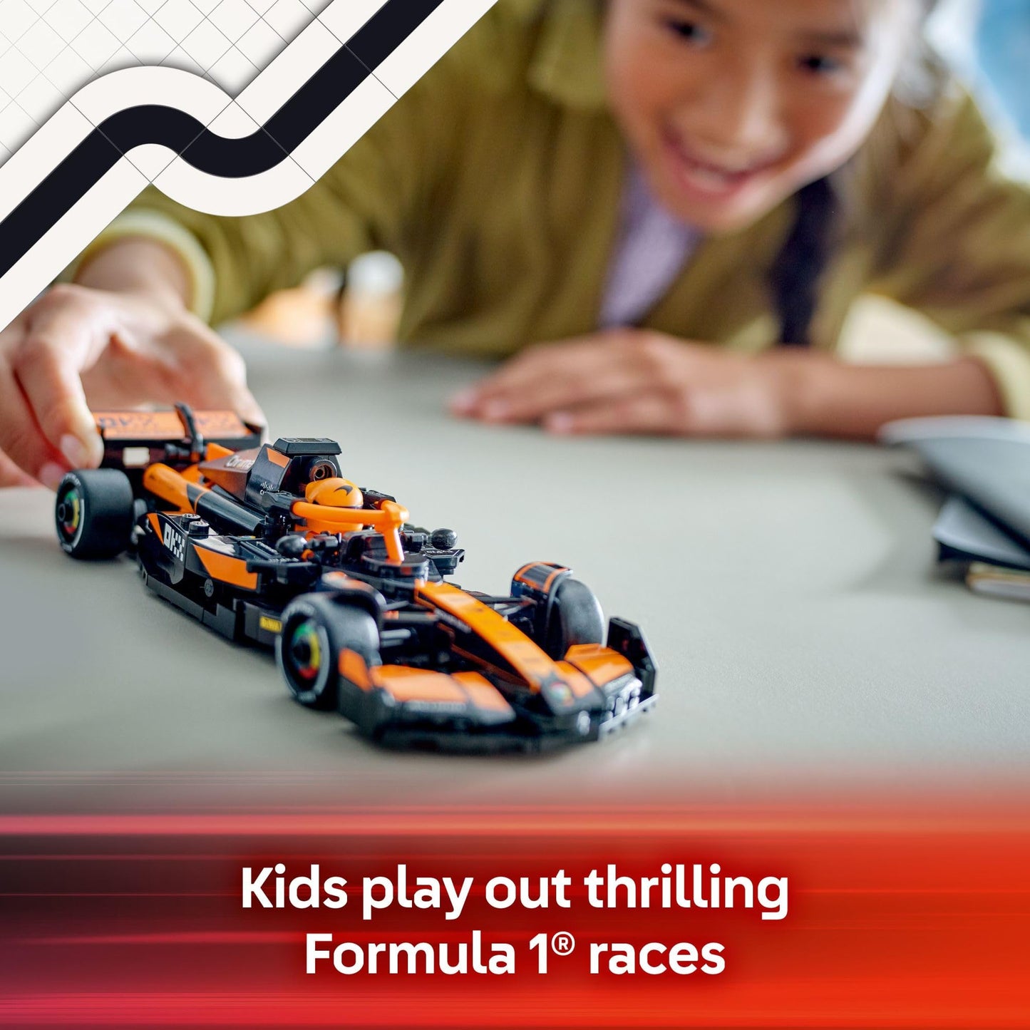 LEGO Speed Champions McLaren F1 Team MCL38 Race Car 77251 – Build, Display & Race