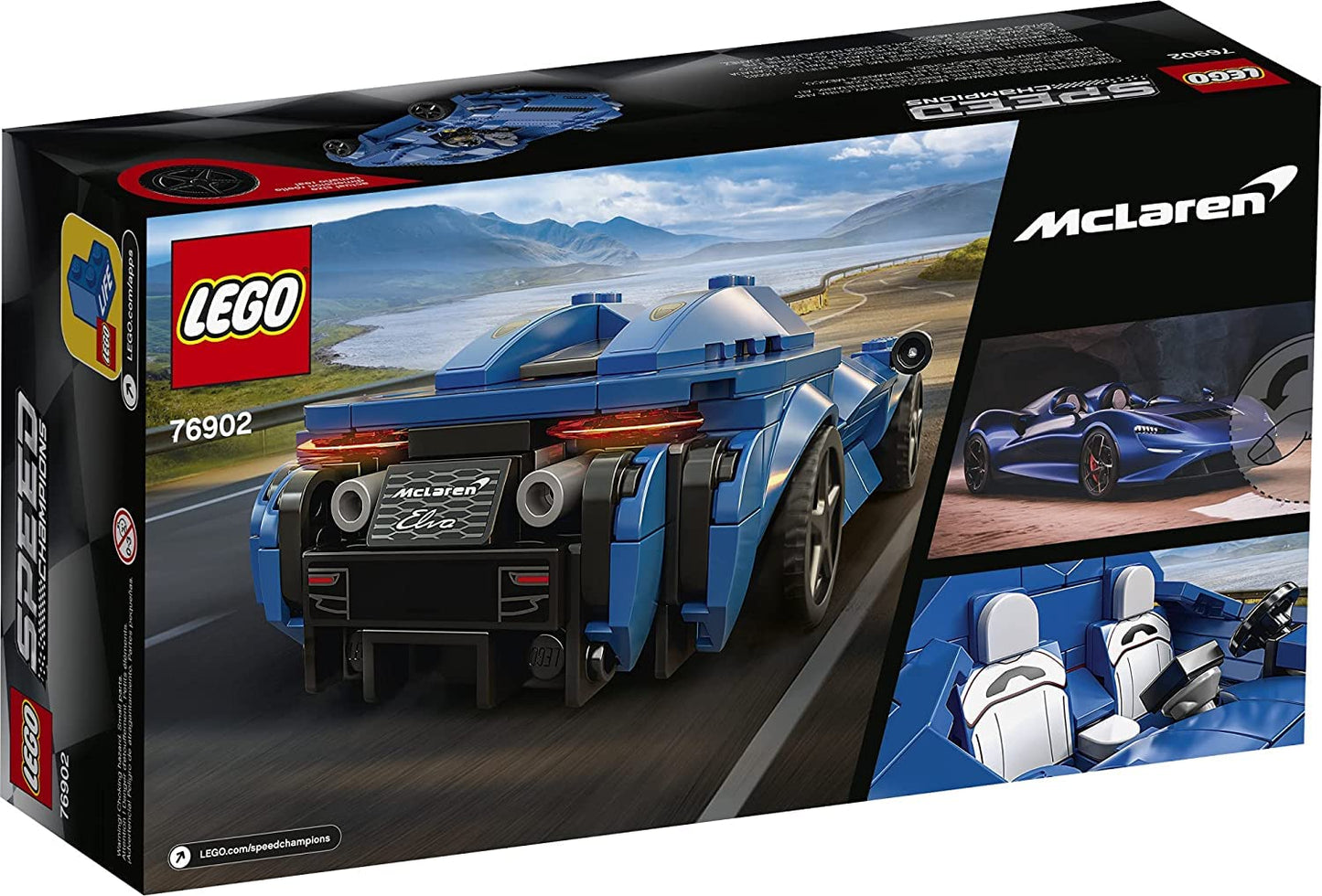 LEGO Speed Champions McLaren Elva 76902 Building Kit – 263 Pieces (2021)