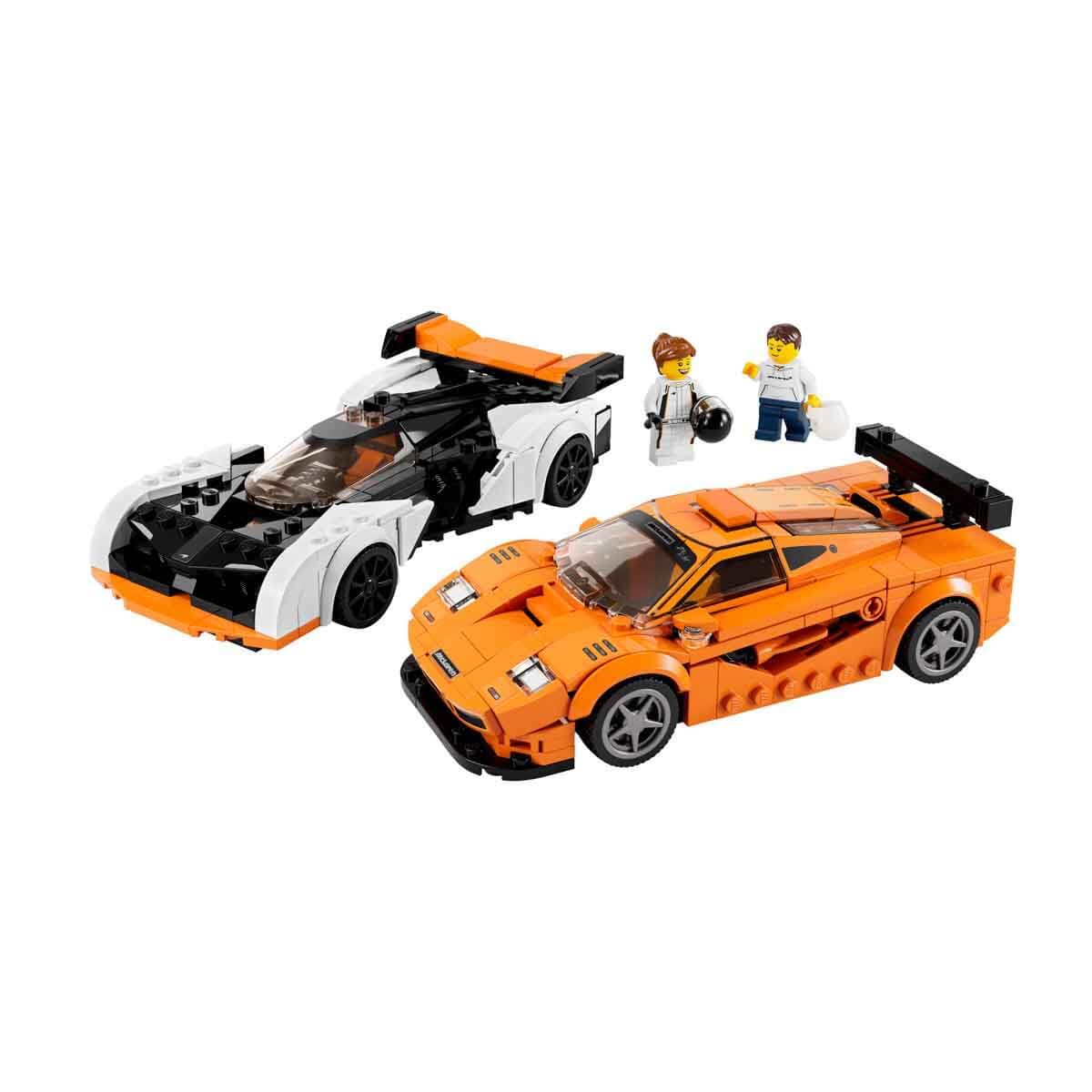 LEGO Speed Champions McLaren Solus GT & McLaren F1 LM 76918 – Double Pack Building Set for Ages 9+