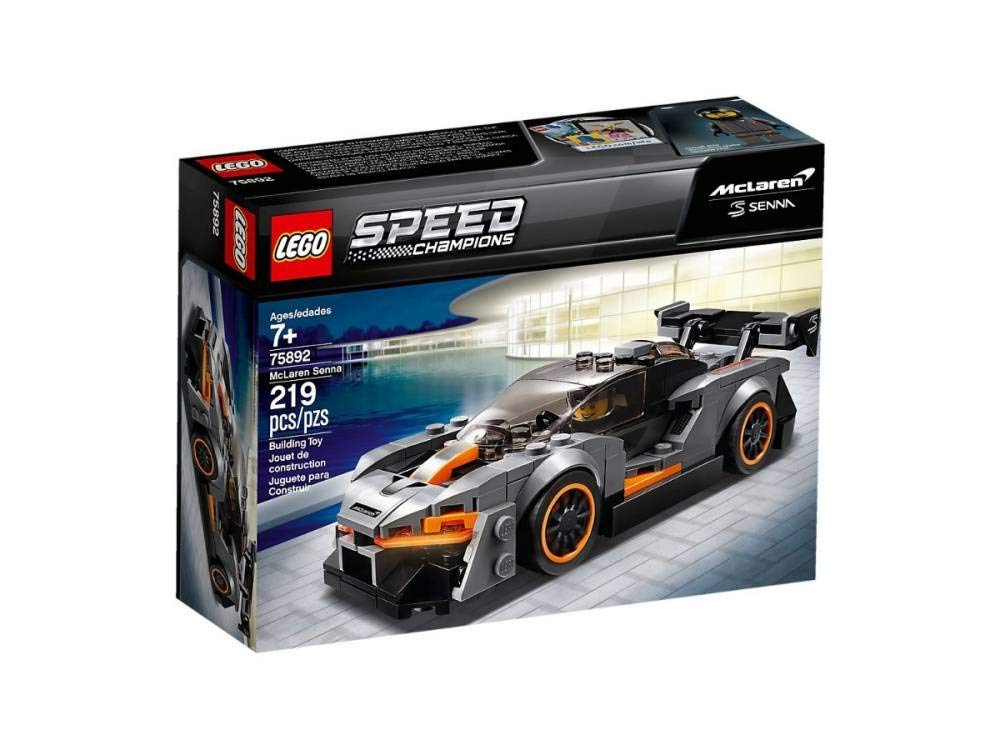 LEGO Speed Champions McLaren Senna 75892 Building Kit – 219 Pieces | Race-Themed LEGO Set