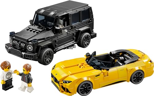 LEGO Speed Champions Mercedes-AMG G63 & SL63 (76924) – 2-in-1 Car Set for Builders and Collectors