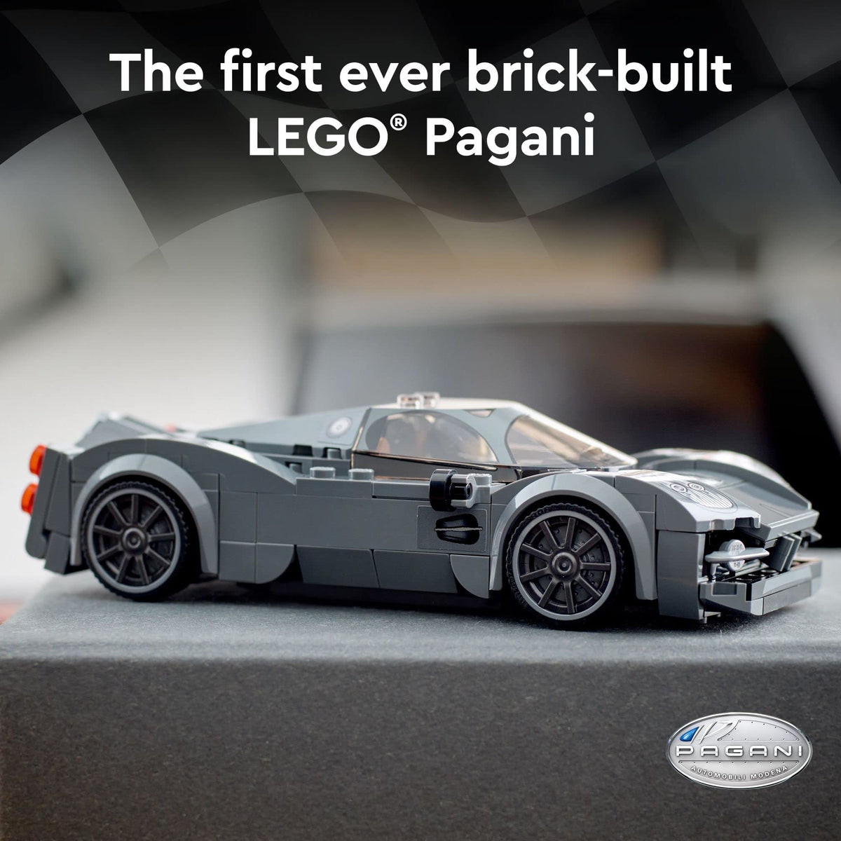 LEGO Speed Champions Pagani Utopia 76915 – Race Car Toy Model & Collectible, Italian Hypercar