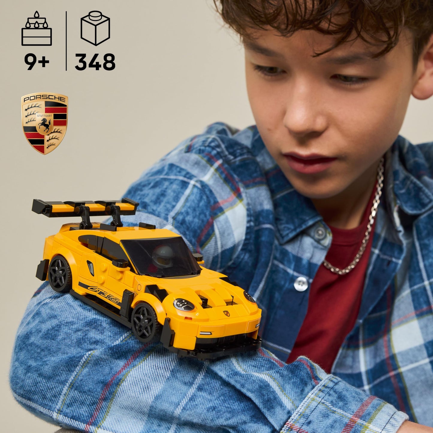 LEGO Speed Champions Porsche 911 GT3 RS – 77239 Building Set for Kids & Racing Fans