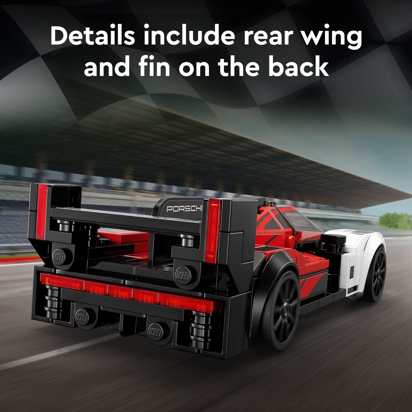 LEGO Speed Champions Porsche 963 76916 - 280-Piece Race Car Building Kit with Driver Minifigure
