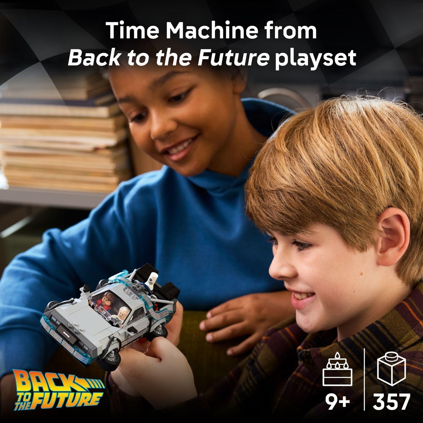 LEGO Speed Champions Time Machine from Back to the Future (77256) – 2 Build Modes