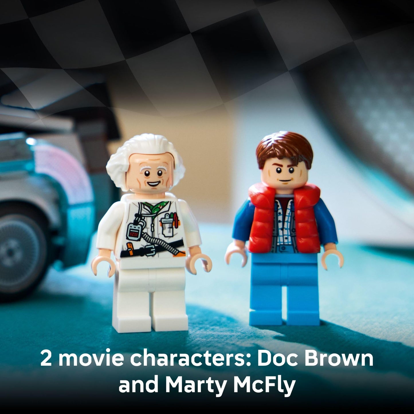 LEGO Speed Champions Time Machine from Back to the Future (77256) – 2 Build Modes