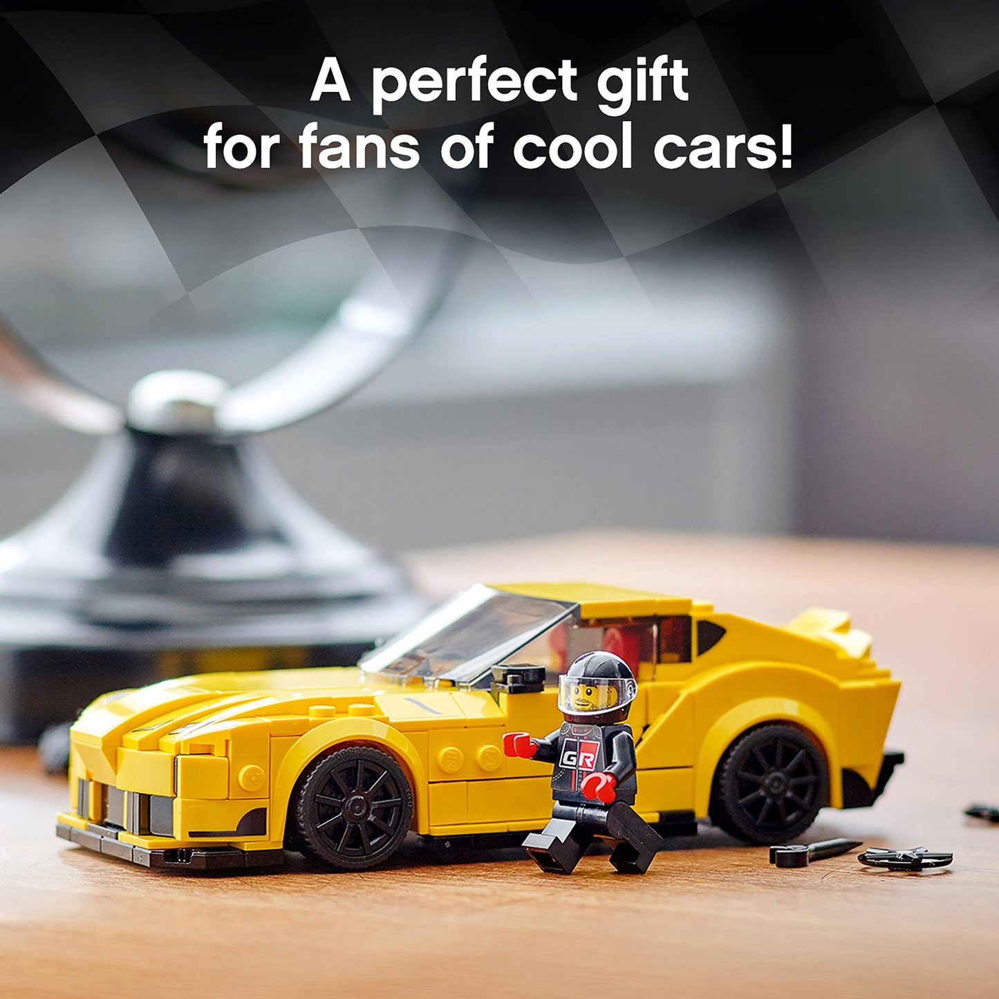 LEGO Speed Champions Toyota GR Supra 76901 – 299-Piece Building Kit with Racing Minifigure