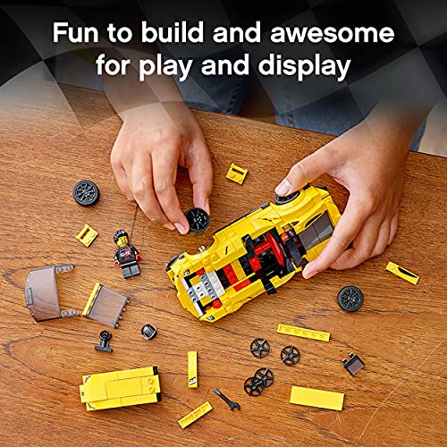 LEGO Speed Champions Toyota GR Supra 76901 – 299-Piece Building Kit with Racing Minifigure