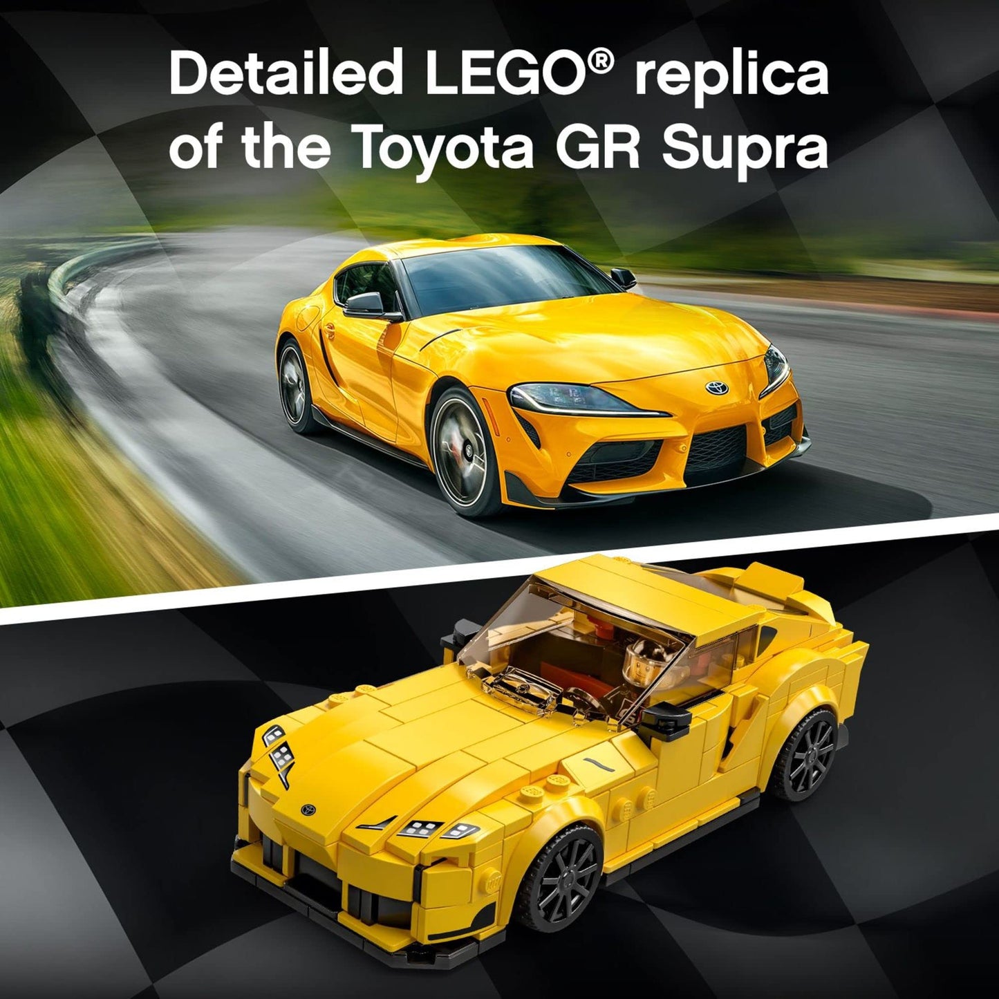 LEGO Speed Champions Toyota GR Supra 76901 – Collectible Racing Car Building Set