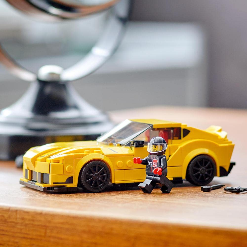 LEGO Speed Champions Toyota GR Supra 76901 – 299-Piece Building Kit with Racing Minifigure