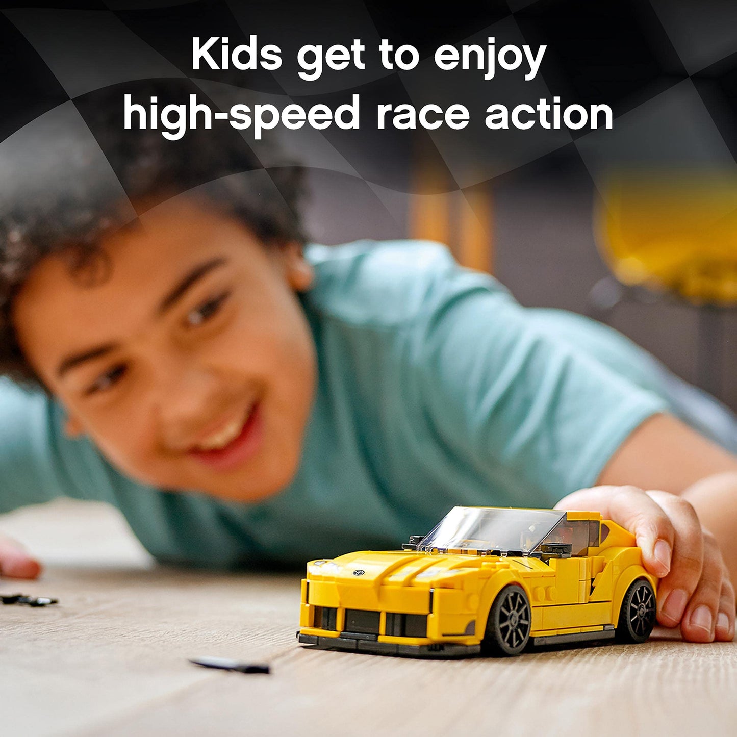 LEGO Speed Champions Toyota GR Supra 76901 – 299-Piece Building Kit with Racing Minifigure