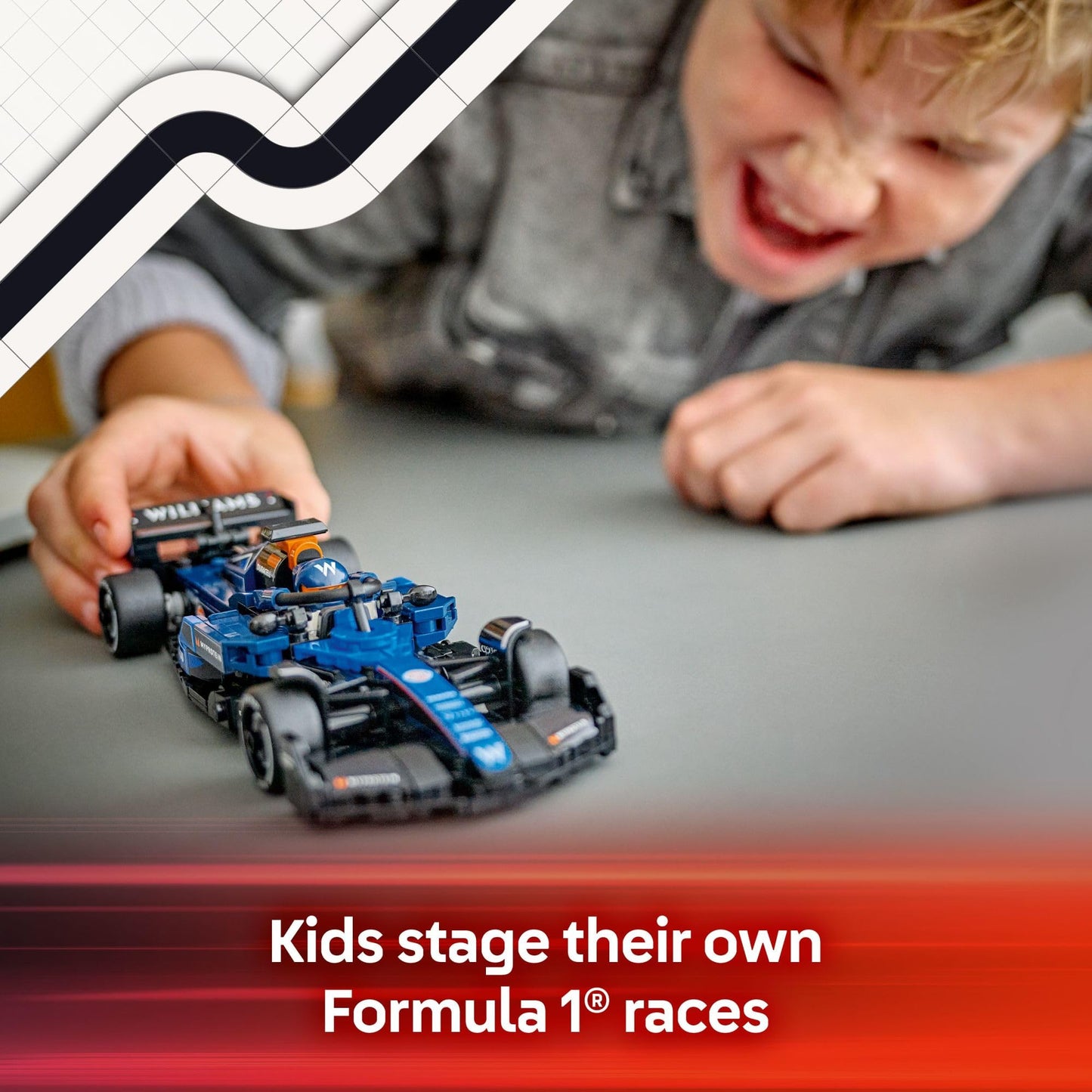 LEGO Speed Champions Williams FW46 F1 Race Car Toy 77249 – Build, Display & Race