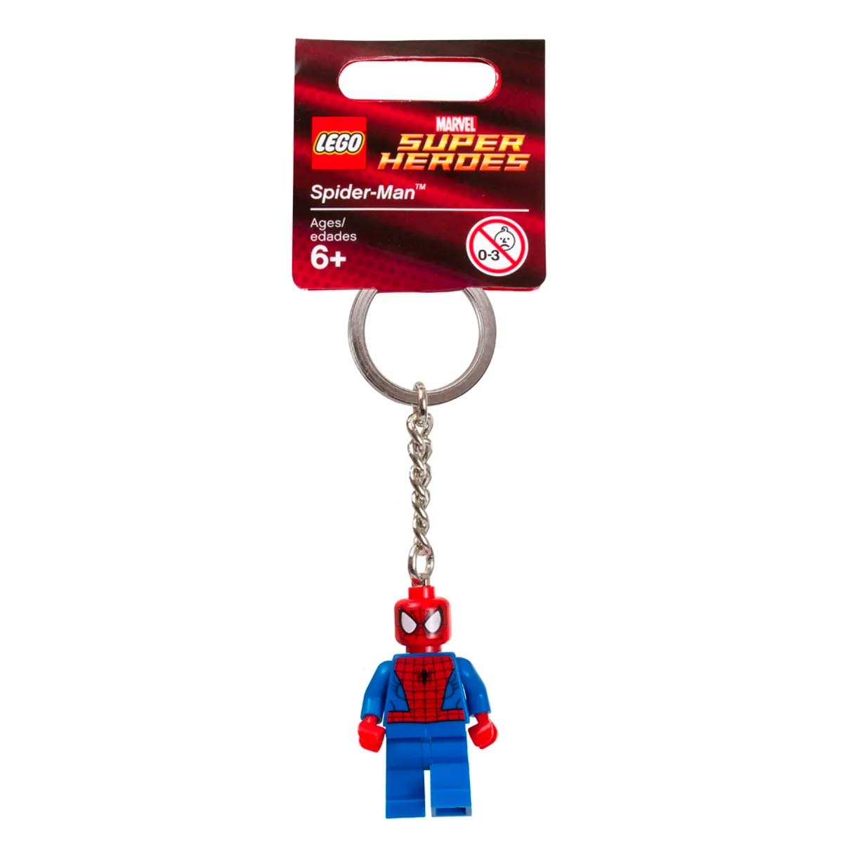 LEGO Spider-Man Key Chain | Collectible Key Ring for Bags & Keys