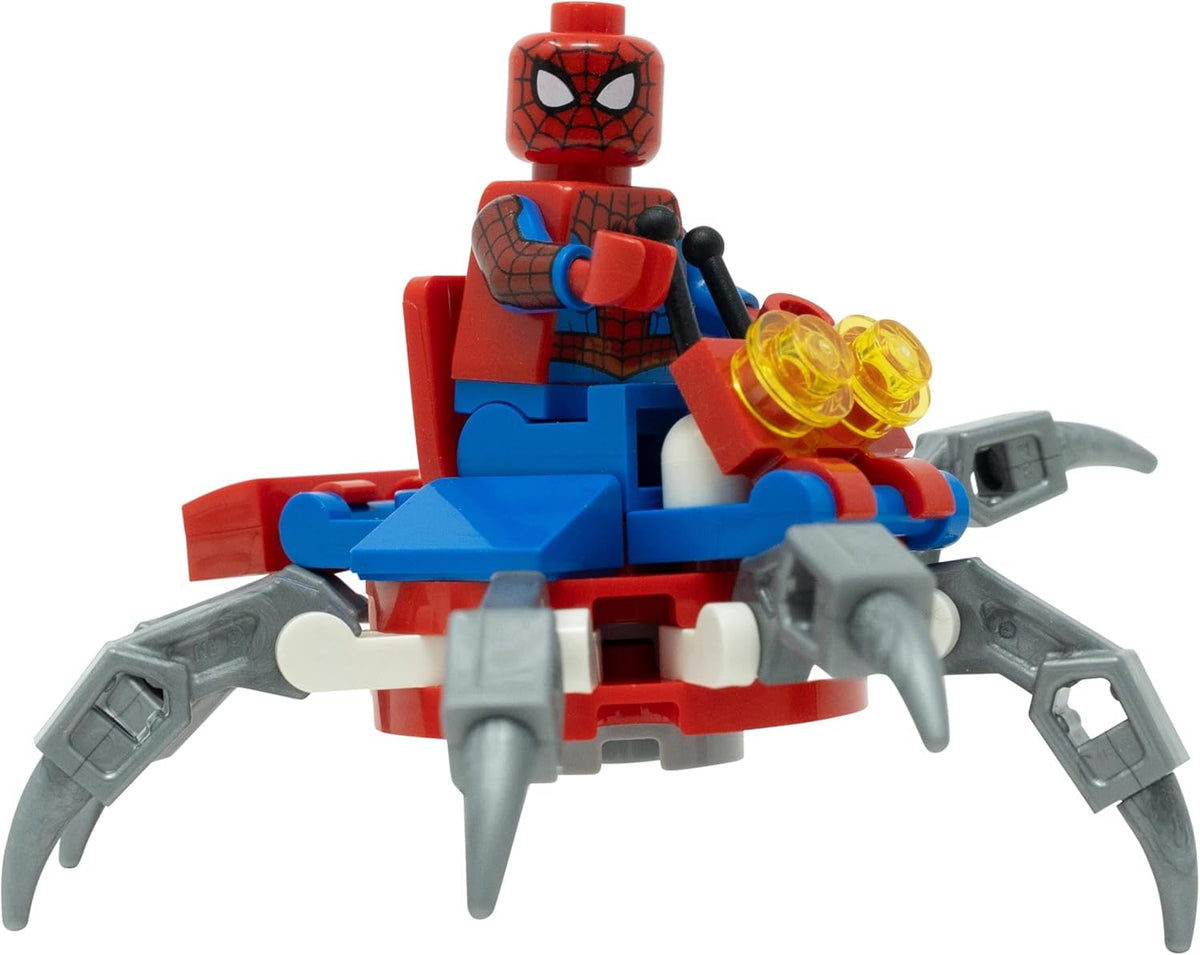 LEGO Superheroes Spider-Man Minifigure with Spider-Crawler – Ages 6+