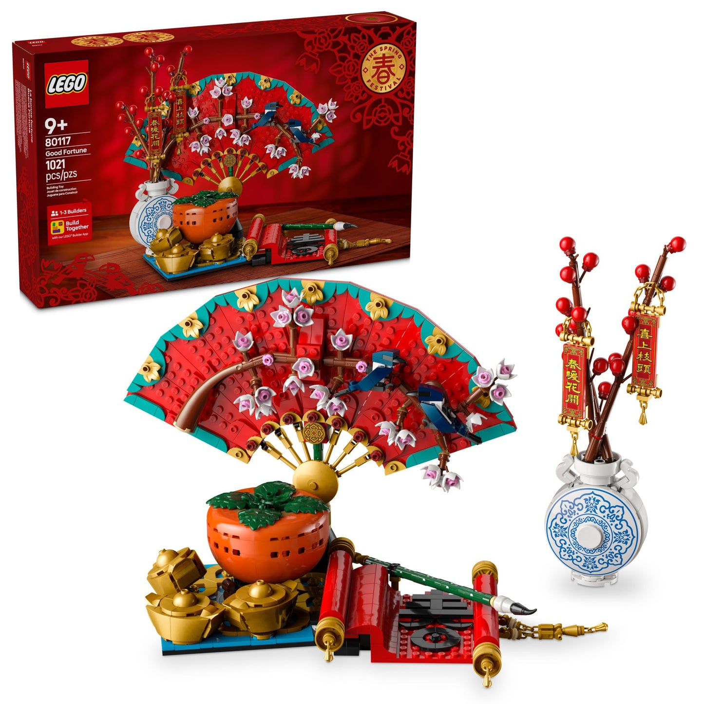 LEGO Spring Festival Good Fortune 80117 | Learning & Display Toy for 9+