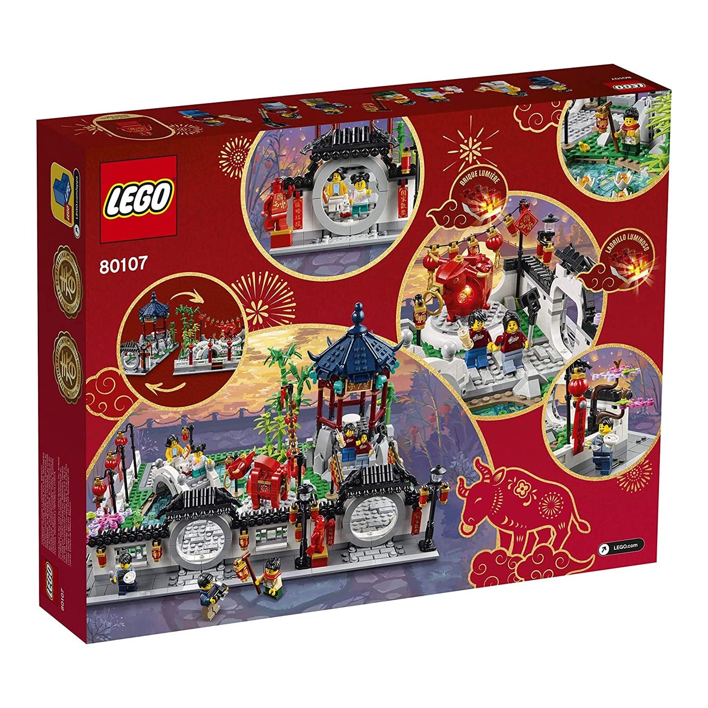 LEGO Spring Lantern Festival 80107 Building Kit | Lunar New Year Gift for Kids (1,793 Pieces)