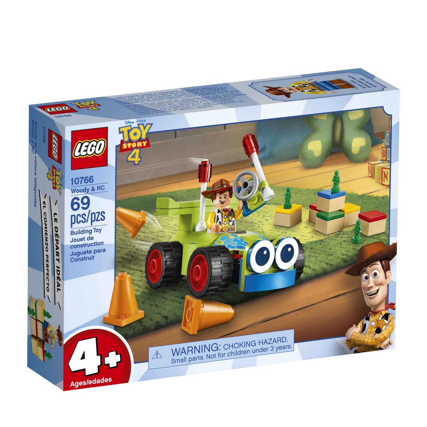 LEGO Toy Story 4 Woody & RC 10766 Building Kit – 69 Pieces | For Ages 4+