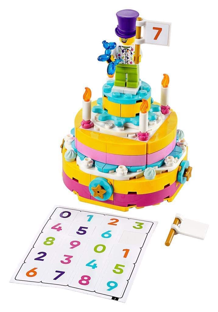 LEGO 40382 Birthday Cake Set – 141-Piece Build with Minifigure