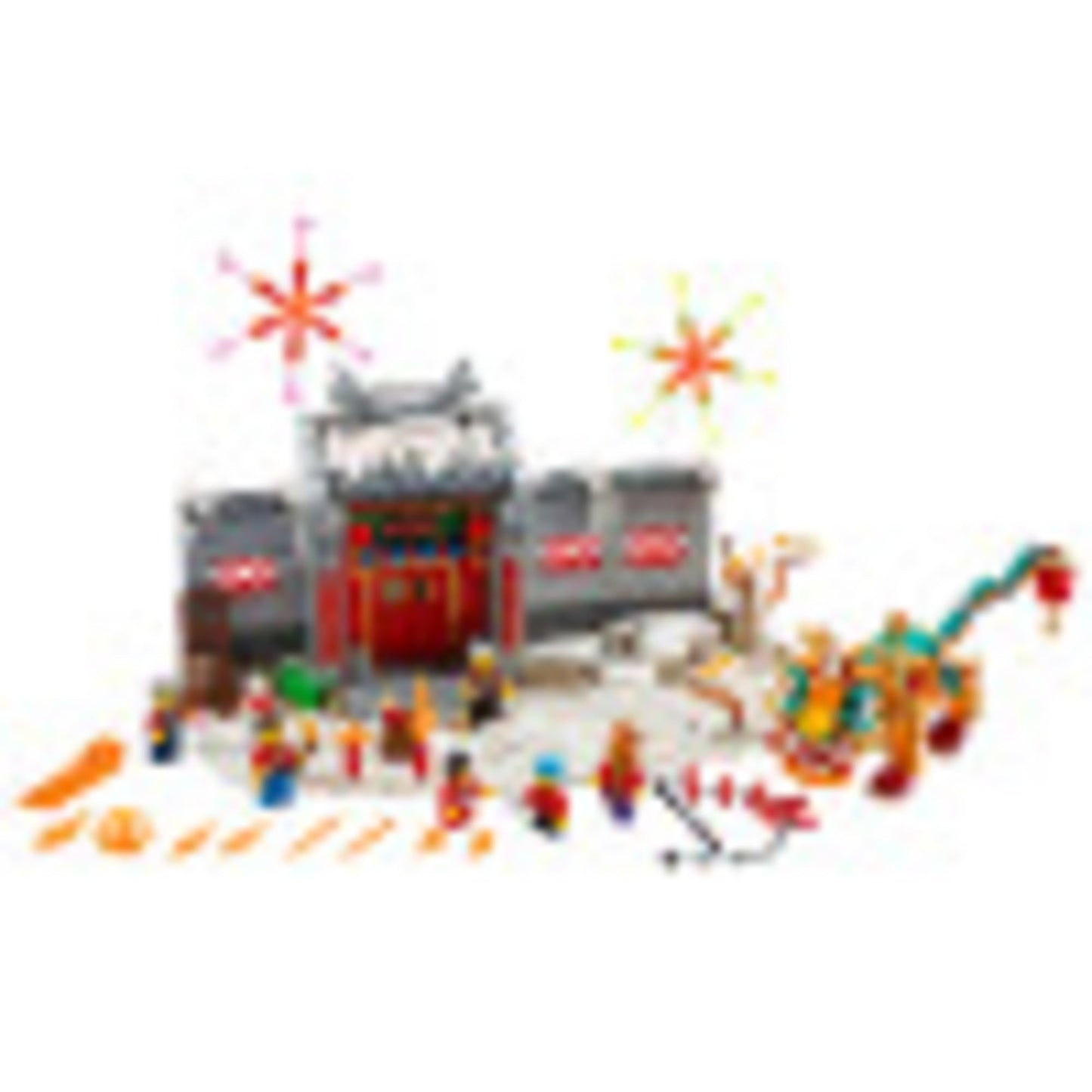 LEGO Story of Nian 80106 Building Kit | Lunar New Year LEGO Set for Kids, 1,067 Pieces