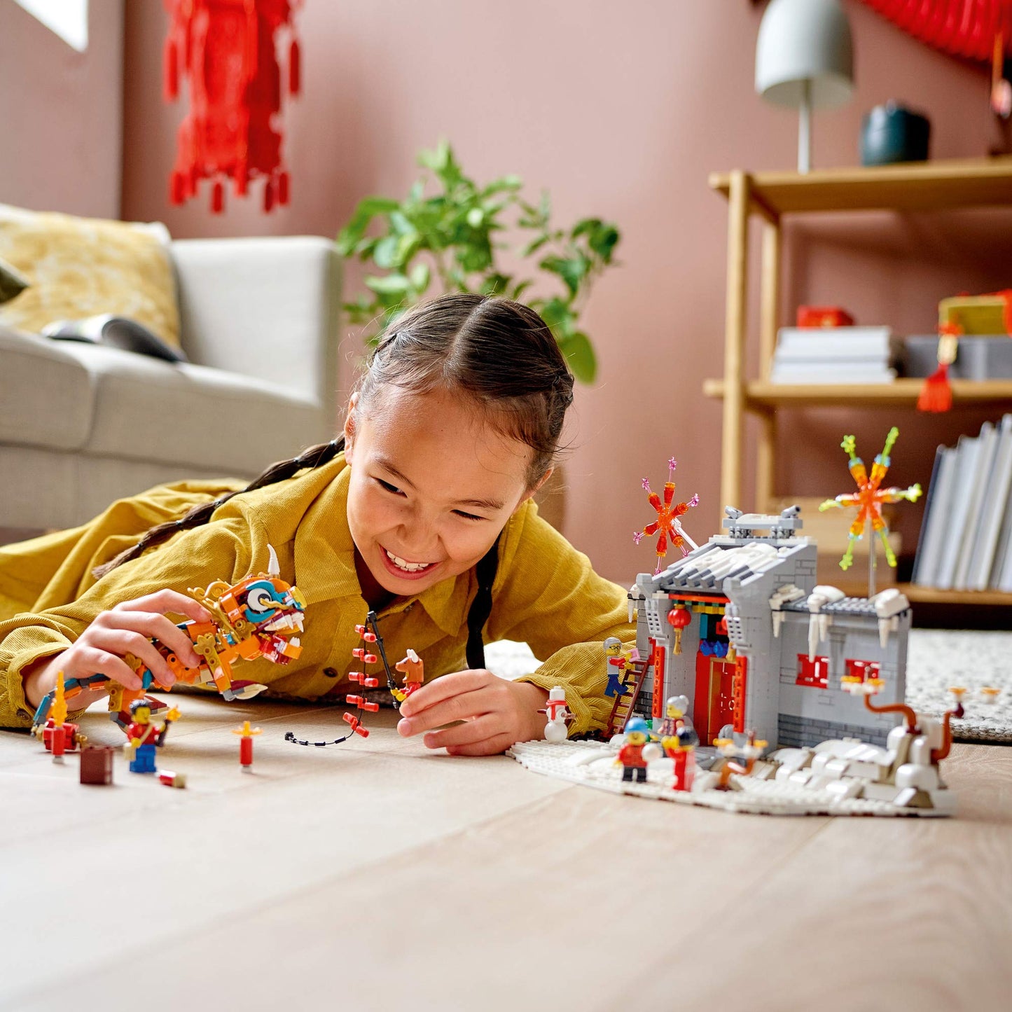 LEGO Story of Nian 80106 Building Kit | Lunar New Year LEGO Set for Kids, 1,067 Pieces