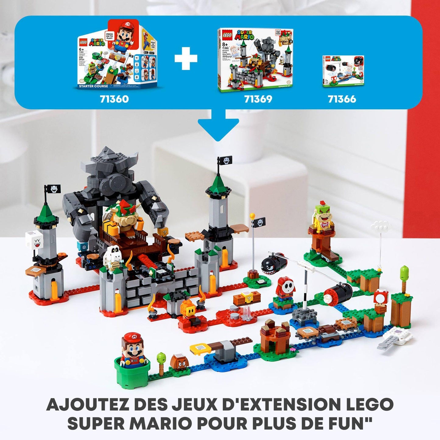 LEGO Super Mario Adventures Starter Course (71360) – Interactive Buildable Toy Set for Kids 6+