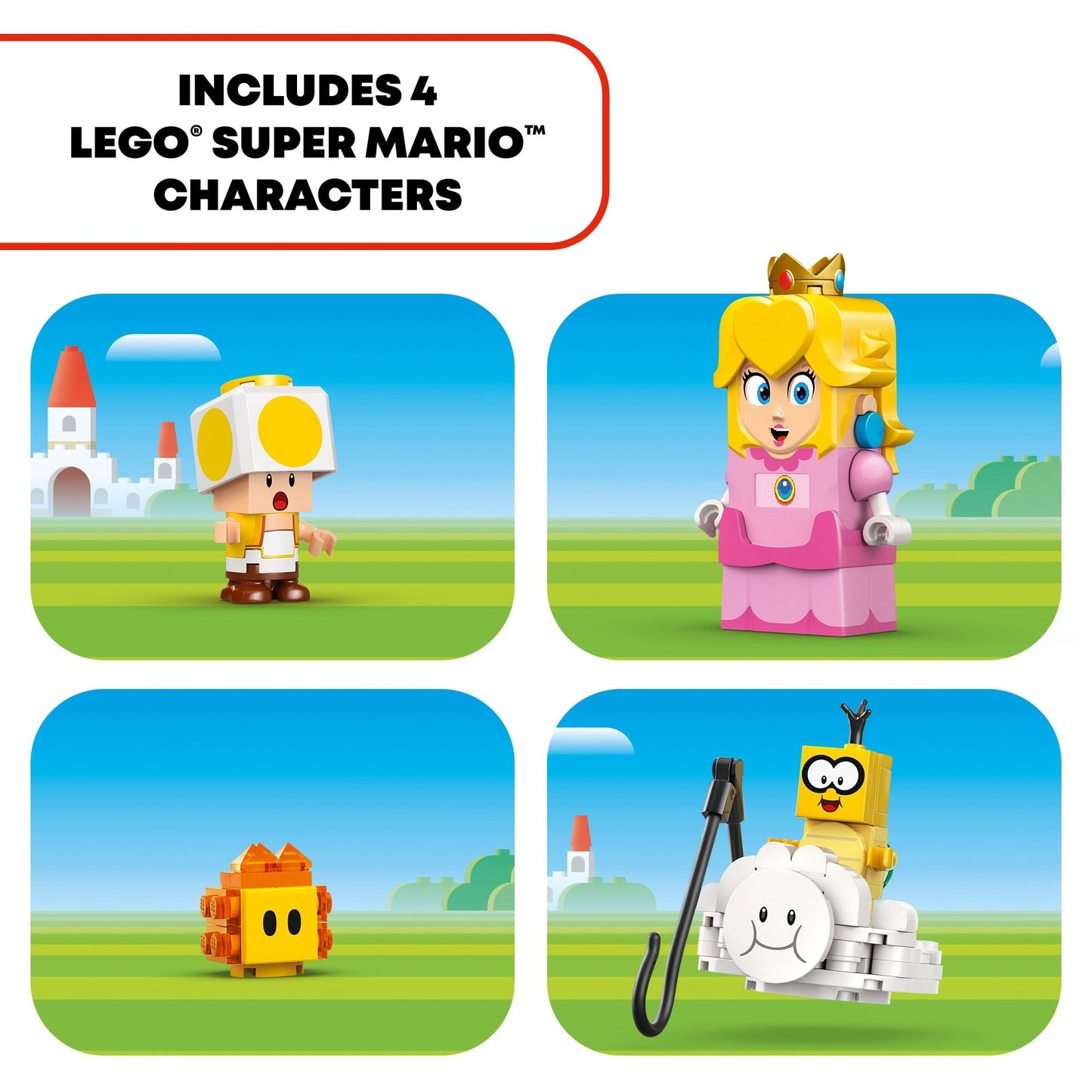 LEGO Super Mario Adventures with Interactive Peach Princess – 208-Piece Playset (71441)