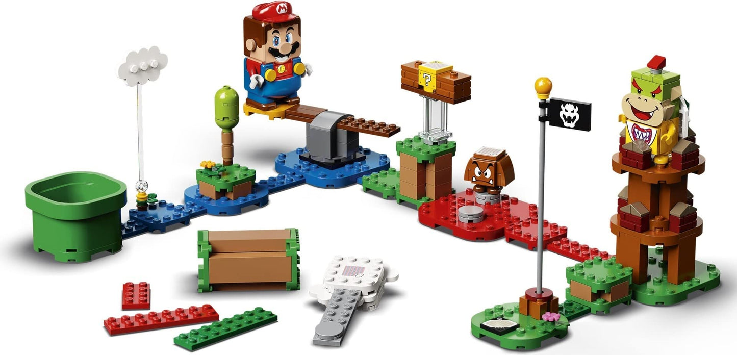 LEGO Super Mario Adventures Starter Course (71360) – Interactive Buildable Toy Set for Kids 6+